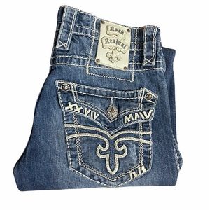 Mens Rock Revival Jeans sz 32x30